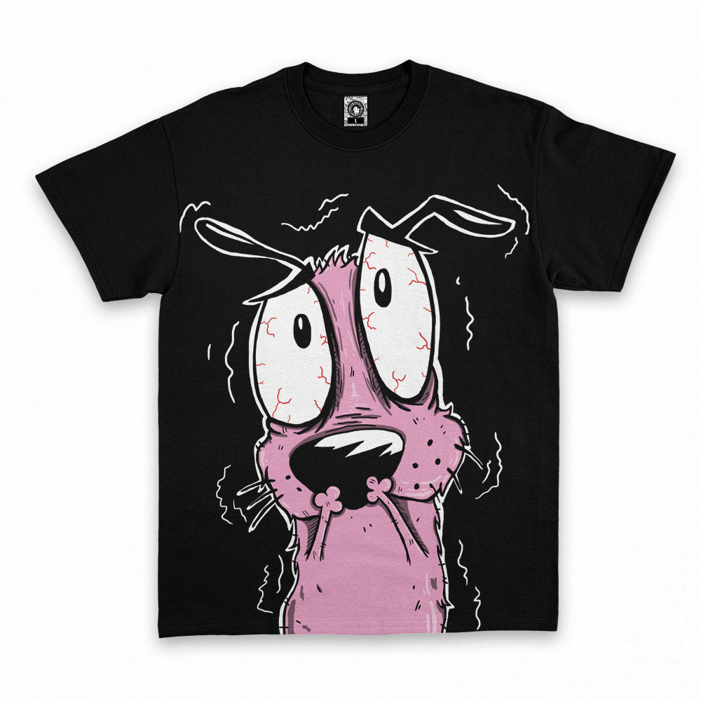 Polera Coraje, el Perro Cobarde