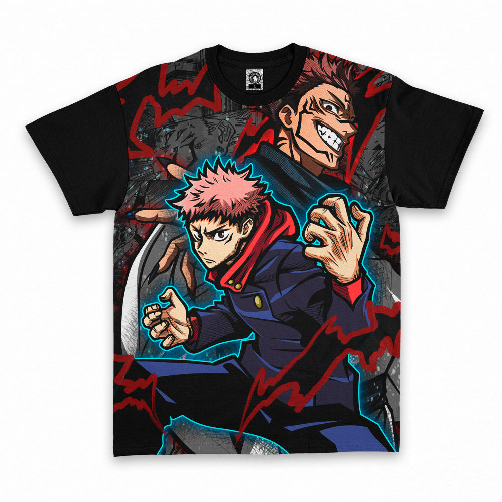 Polera Jujutsu Kaisen Itadori y Sukuna