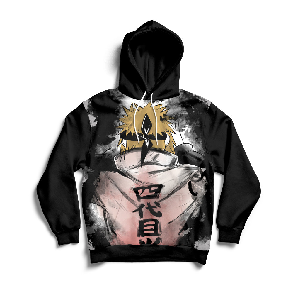 Cuarto Hokage Sudadera De Minato Hokage Minato Namikaze Y Capa De