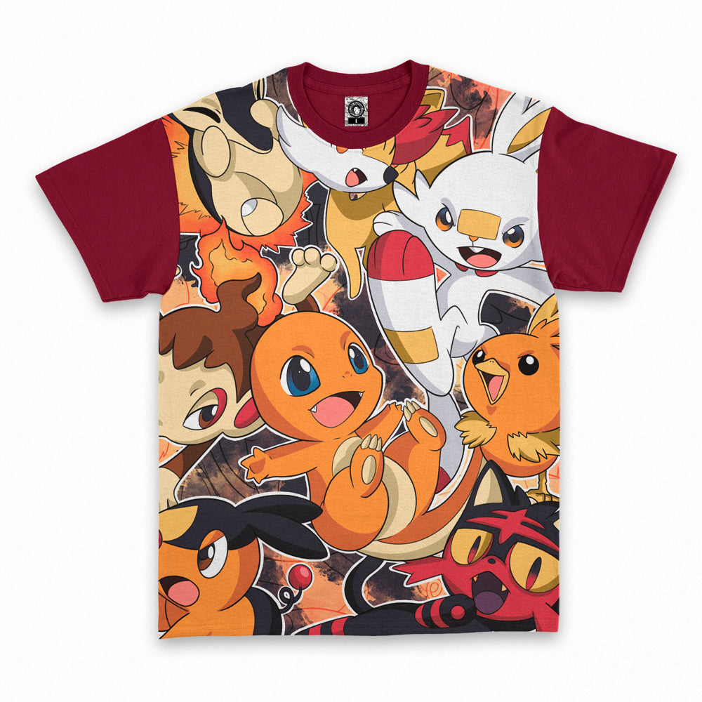 Polera Pokemon Iniciales Tipo Fuego Times Up Clothing polera-pokemon-iniciales-tipo-fuego-times-up-clothing