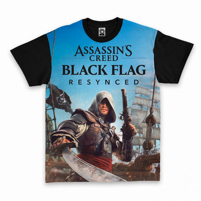Polera Assassin's Creed Black Flag Resynced