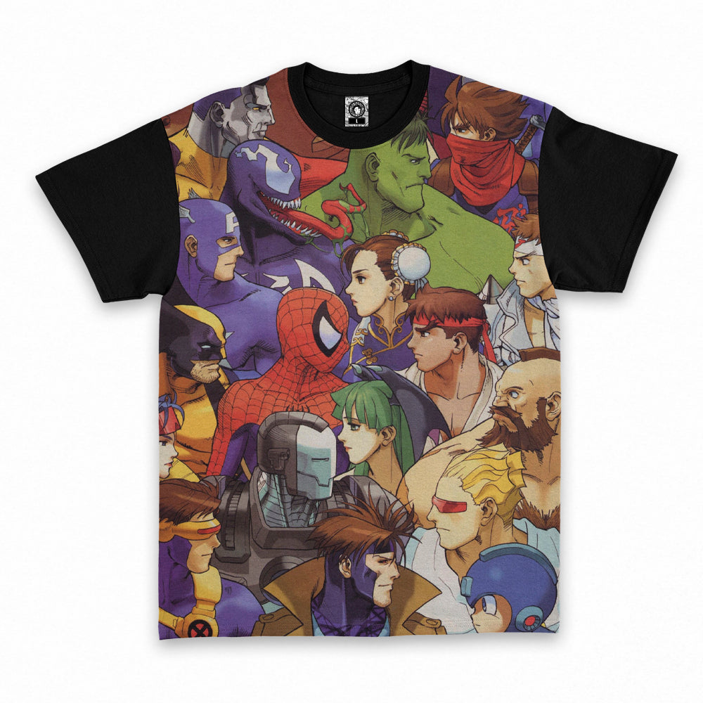 Polera Marvel vs. Capcom