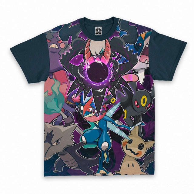 Polera Pokemon Tipo Siniestro