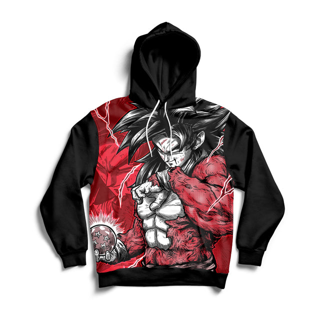 Poleron Canguro Goku Super Saiyajin 4