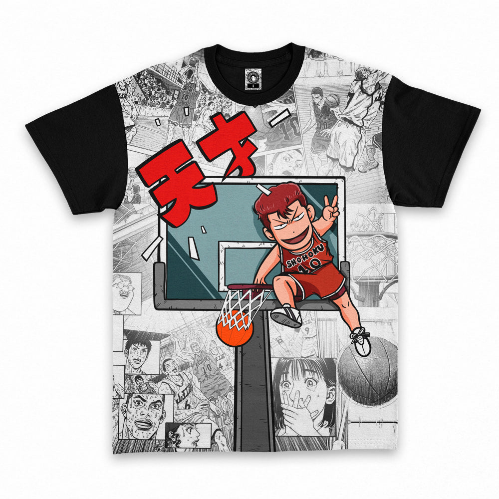 Polera Slam Dunk Hanamichi Sakuragi Chibi