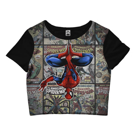 Crop Top Oversize Spider-Man