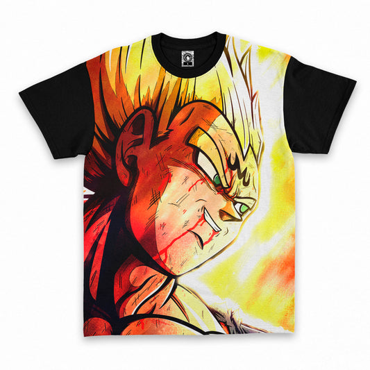 Polera Dragon Ball Z - Vegeta: Furia Saiyajin