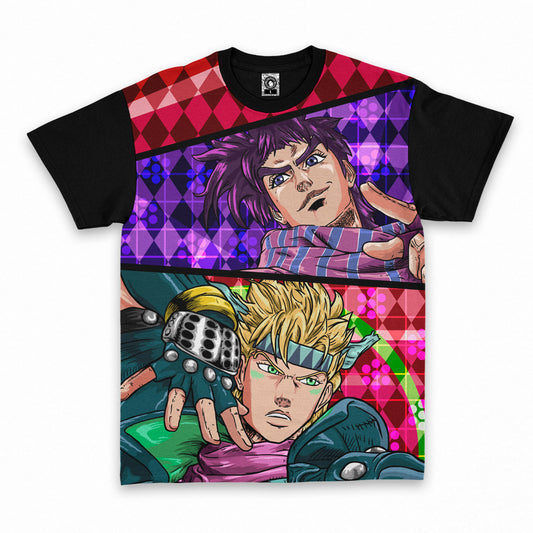 Polera JoJo's Bizarre Adventure Joseph y Caesar