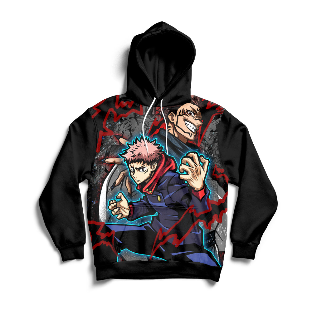 Poleron Jujutsu Kaisen: Itadori Yuji y Sukuna