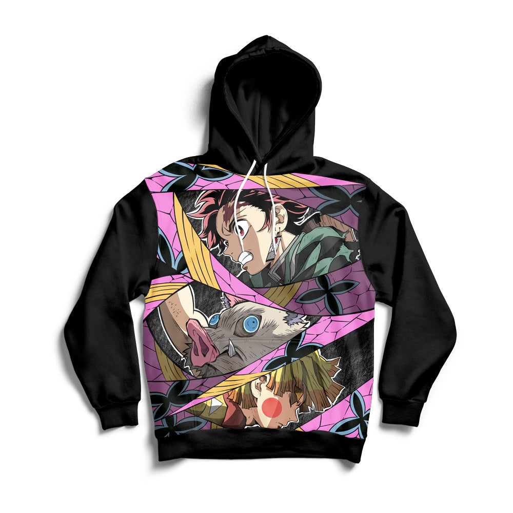 Poleron Kimetsu No Yaiba Distrito Rojo