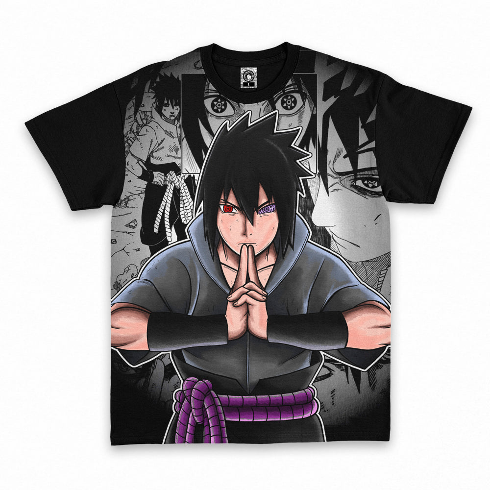 Polera Naruto Shippuden: Sasuke Uchiha