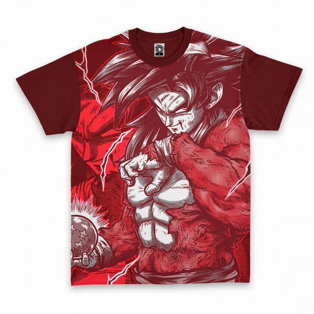 Polera Goku Super Saiyajin 4