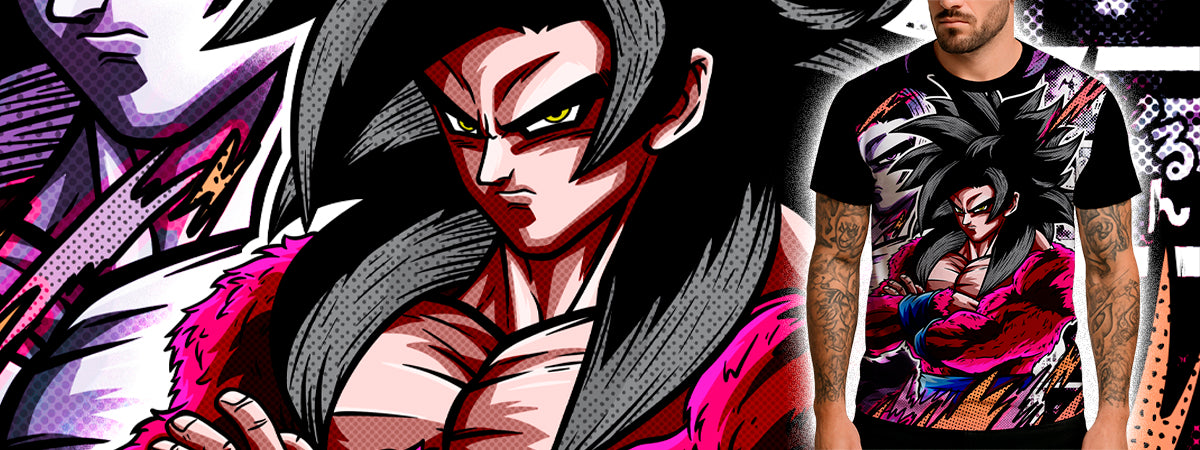 polera goku ssj4 dragon ball