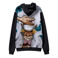 Polerón Canguro One Piece Luffy Gear 5
